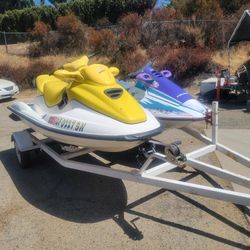 1997 Seadoo GTI and Polaris SLT 700