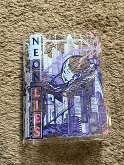 FairyLoot Neon Lies Acrylic Book Vase Coldwire Chloe Gong Exclusive