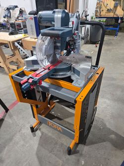 Bosch Miter Saw on Bora Mobile Stand