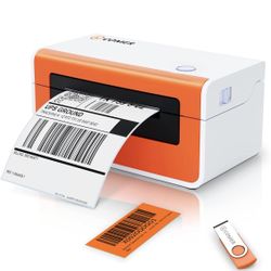 K Comer Shipping Label Printer 150mm/s High-Speed 4x6 Direct Thermal Label Printing for Shipment Package 1-Click Setup on Windows/Mac,Label Maker Comp