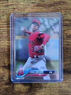 Shohei Ohtani Topps Chrome Update Rookie Card HMT1 2018