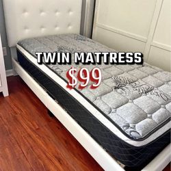 Twin Size Pillow Top Bamboo Brand Mattress New