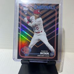 Masyn Winn Baseball Card 