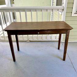 Nice Solid Wood Desk Table w/ Keyboard Drawer
