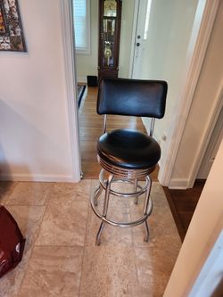 Modern chrome  stool