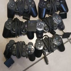 PS2 Remote Controls And Memory Cards