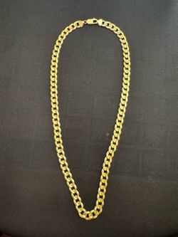 14k gold necklace.