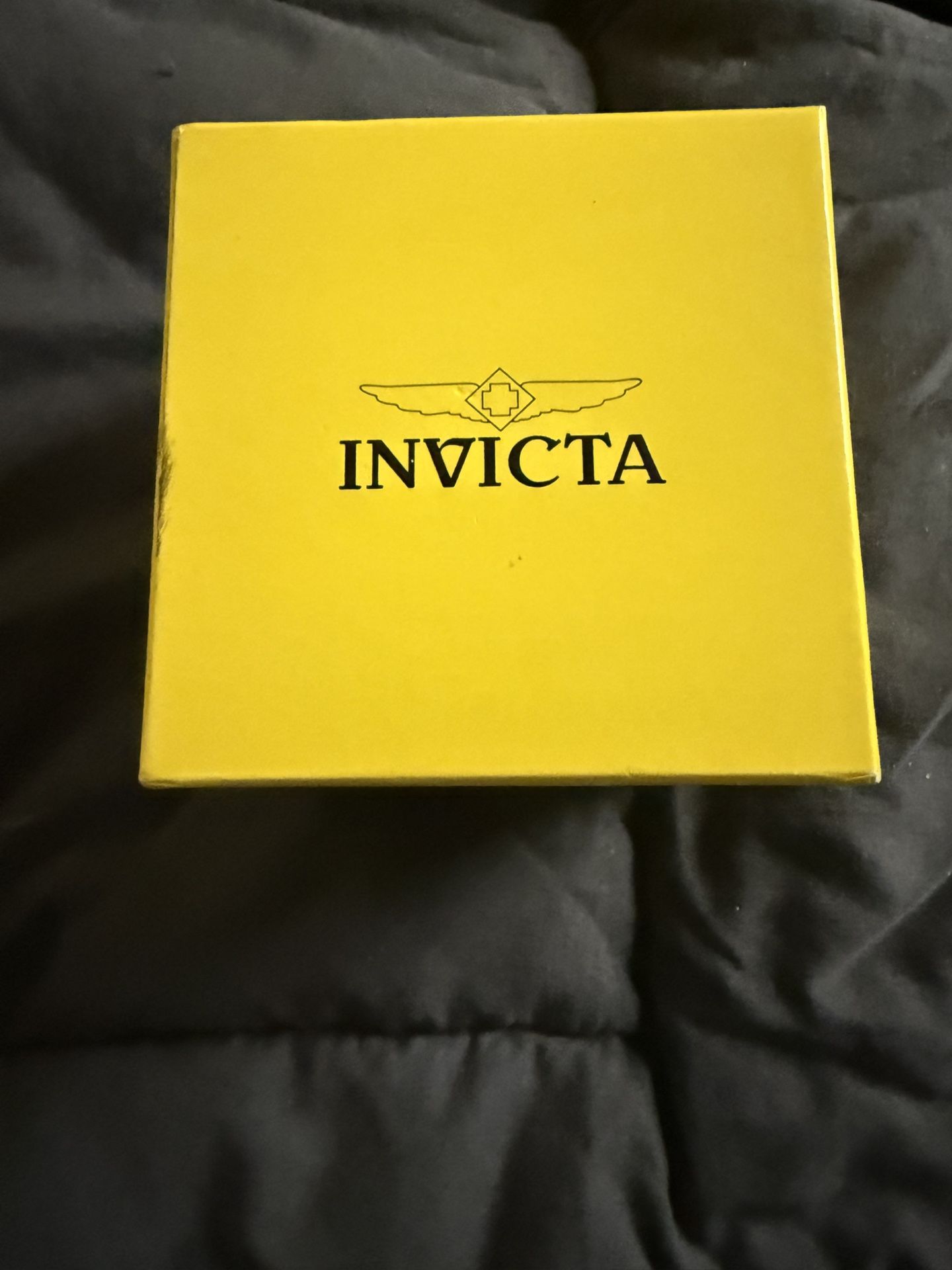 Invicta Men’s Genuine Leather Black Braided Stainless Steel Bracelet