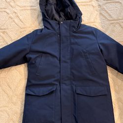UNIQLO Blue Parka Coat 
