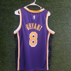 Los Angeles Lakers Kobe Bryant #8 Purple/Yellow Basketball Jersey