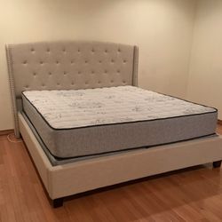 $699 Brand New King Bed Frame With Mattress (Read Description Below)