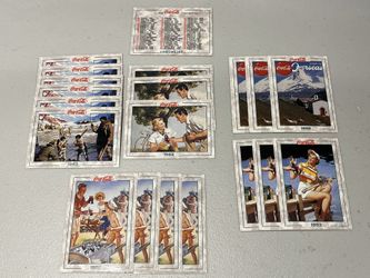 Vintage Coca Cola trading cards, The Coca Cola Collection series two, 20 Cards