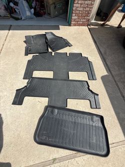 Car Floor Mats & Cargo Liner Custom for Chrysler Pacifica 2017-2024 2025 Hybrid 7-Seater Touring (Not for Pinnacle)