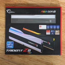 Gskill 96gb (2x48gb) DDR5 Memory TRIDENT Z RGBram 6400mhz CL32