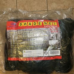 20x20 Heavy duty mesh tarp dark green 