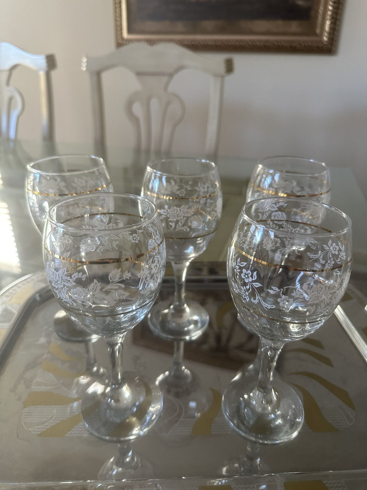 Royal Crystal Bohemia 5 Pieces Wine Glass