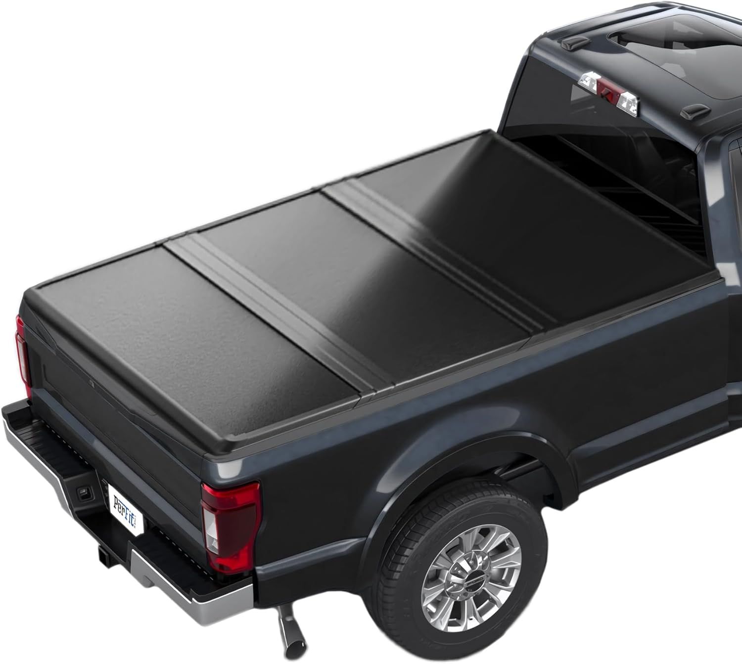 Perfit Liner 8.0 FT (96") Bed FRP Hard Tri-Fold Tonneau Cover for 1999-2016 Ford F-250 F-350 F-450 