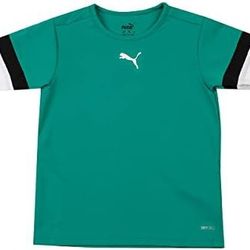Puma Green Short Sleeve Drycell Sport Jersey Shirt T Tee Soccer Sport Kids Children's Size S Small  9 Y 10Y
