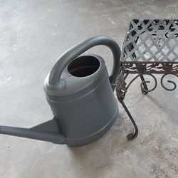 Plant Stand And Watering Can
