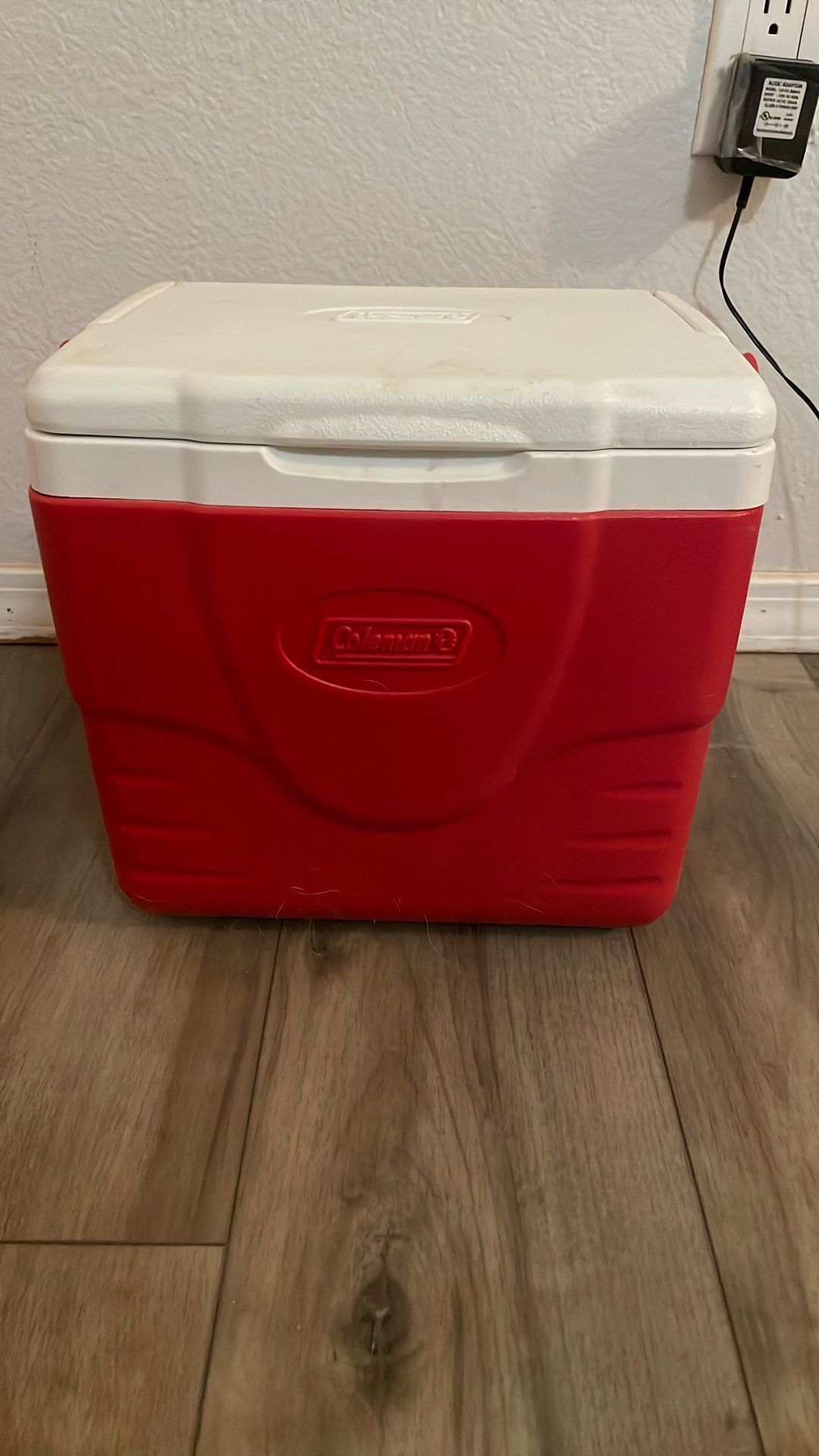 Vintage Red Coleman Cooler $15
