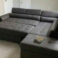 Pull Out Bed Sectional 