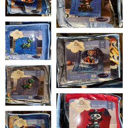 Baby Boy Blanket Soft Sherpa