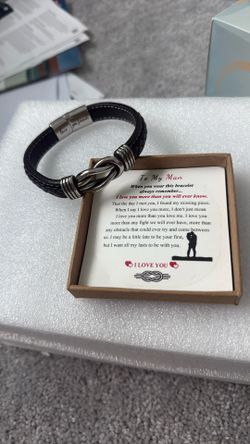 Men’s Leather Bracelet - New