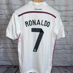 Real Madrid 14/15 CL Home Kit Ronaldo/7 Jersey Retro 