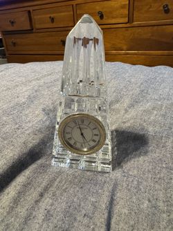 Water Ford Crystal desk block
