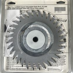 Sears craftsman 7 inch carbide tipped adjustable  DATO Please
