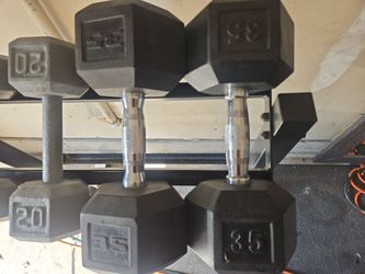 DUMBBELLS & STAND