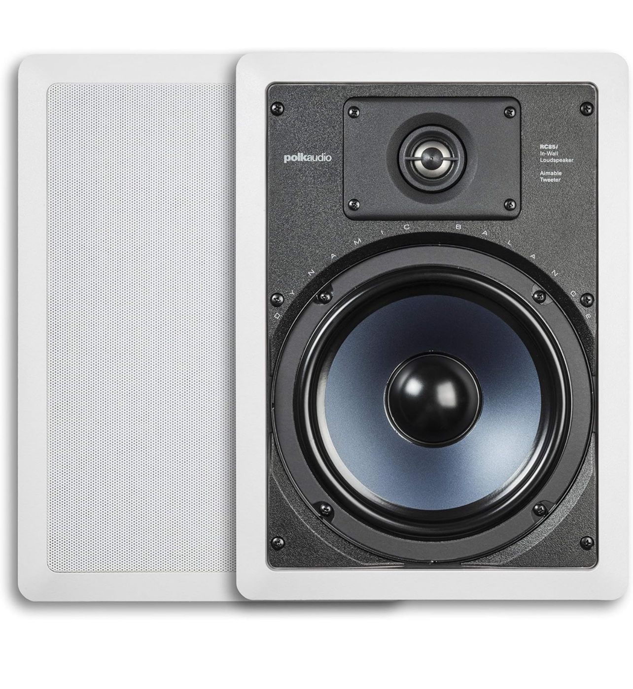 Polk Audio RC85i 2-way Premium In-Wall 6.5in Speakers, Pair of 2