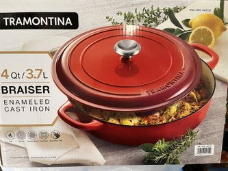 In San Marcos - New In Box Red Tramontina 4 Quart Braised