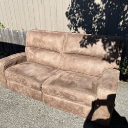 Fabric Power Reclining Sofa