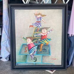 J Roybal 24”x28.25” Oil On Canvas 