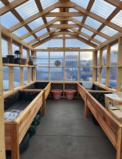 3 4 5ft long 11 inch wide Hand made Garden bed raised elevated planter box with legs cedar redwood for Vegetables and Herbs Carrots