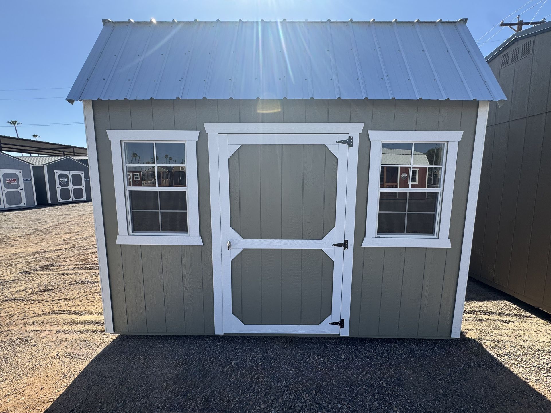 Side Lofted Shed- 8x12