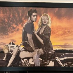 Marilyn Monroe And Elvis Presley Frame