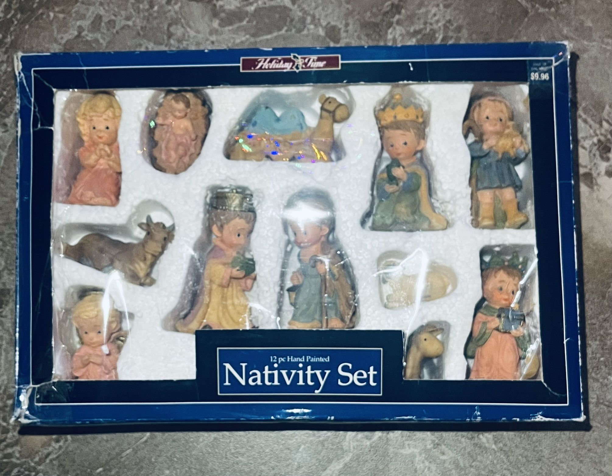 nativity set hand painted