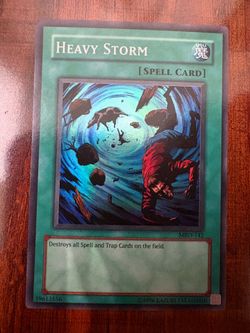 Yugioh Heavy Storm MRD-142 Metal Raiders Super Rare Holo OG Print 2002 NM🌪️
