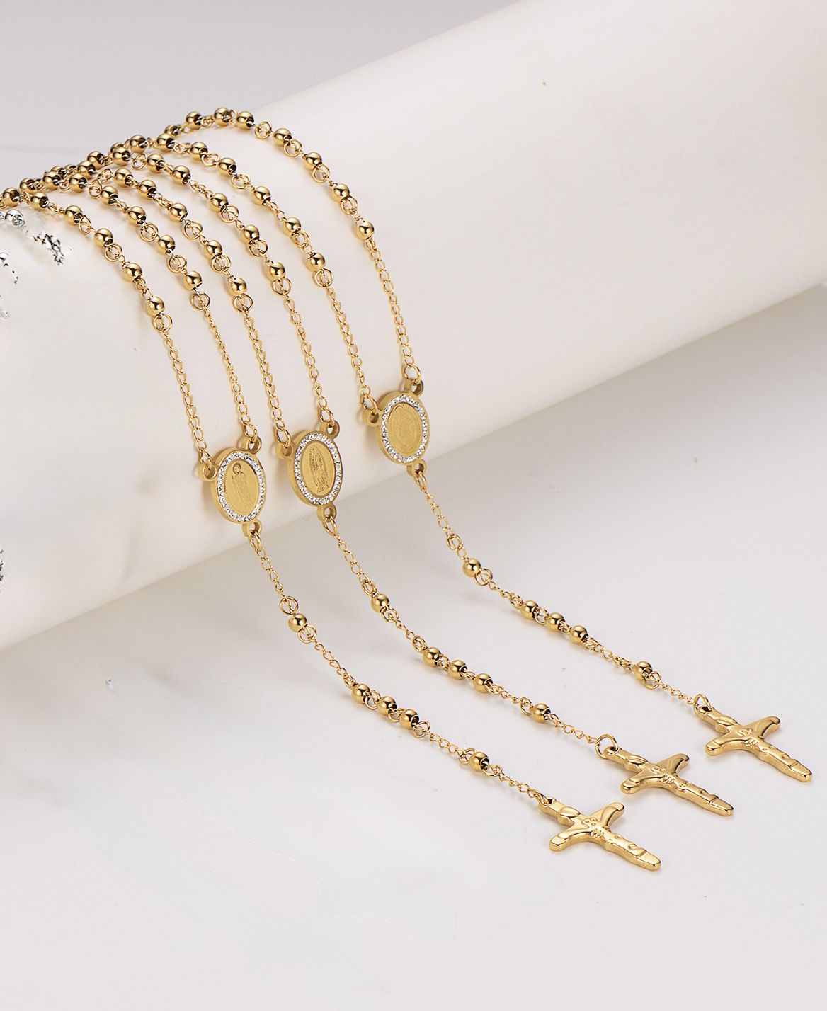 Rosary 📿 Stainless Steel/gold Plated