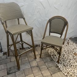 Wicker Chairs & Stools