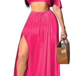 Xinlees Women's Sexy Swimsuit Cover Up Casual See Through Sheer Pool Swim Beach Short Dresses Plus Size Swimwear