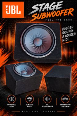 JBL Stage Series Subwoofer in Box