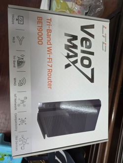 Velo7 Max Be19000 Tri-band Wifi 7 Router