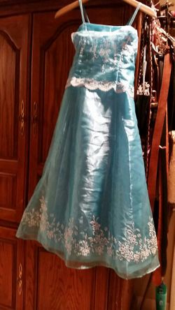 Blue dress