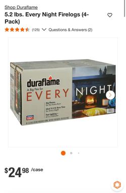 Duraflame Every Night Firelogs 4-Pack