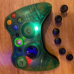 Custom Xbox 360 Controller Hall Effect Joysticks LEDs Magnetic 