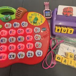 VTech Alphabet Apple, iTech Jr Watch & Matching Game 