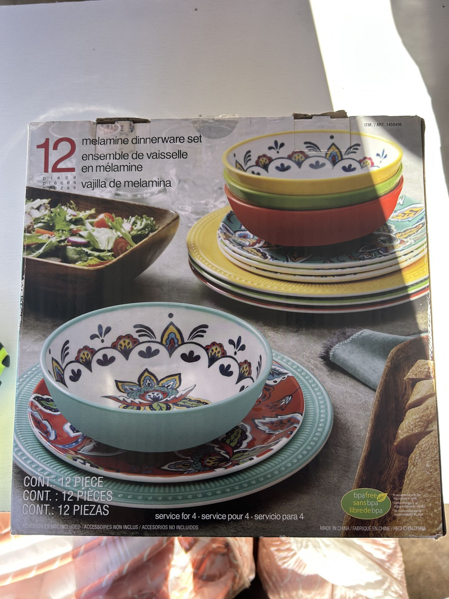 12 Piece Plate Set